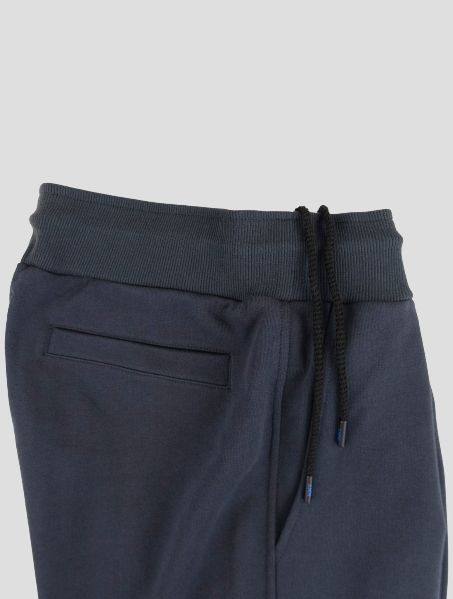 Kiton Knt Blue Cotton Jogging Pants
