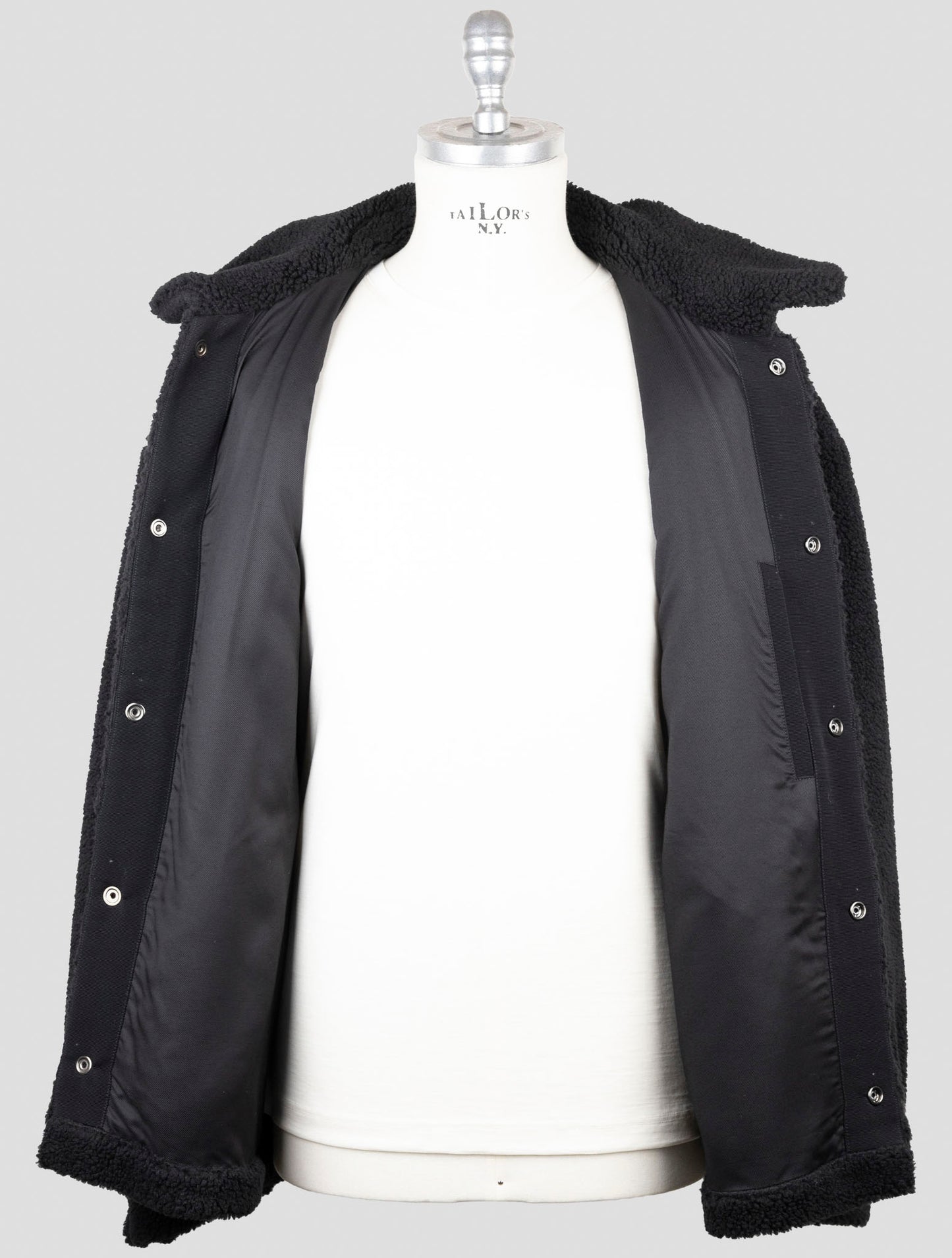 Kiton Knt Black Pc Pl Coat