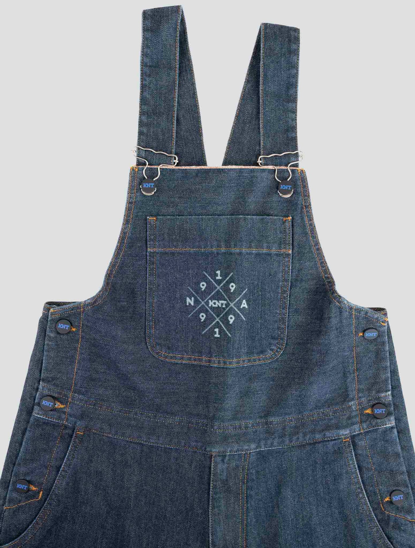 Kiton Knt Denim Cotton Pe Salopette