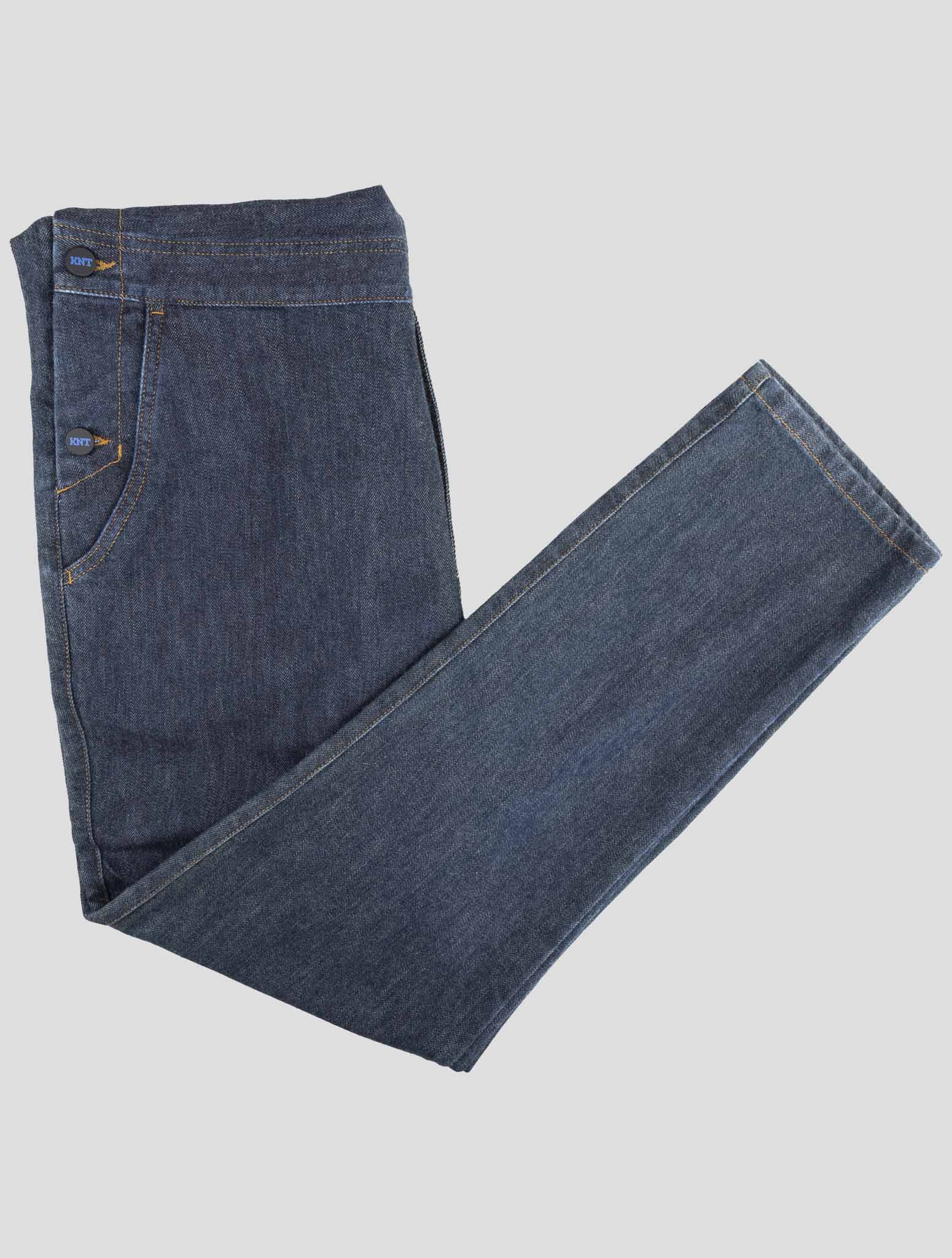 Kiton Knt Denim Cotton Pe Salopette