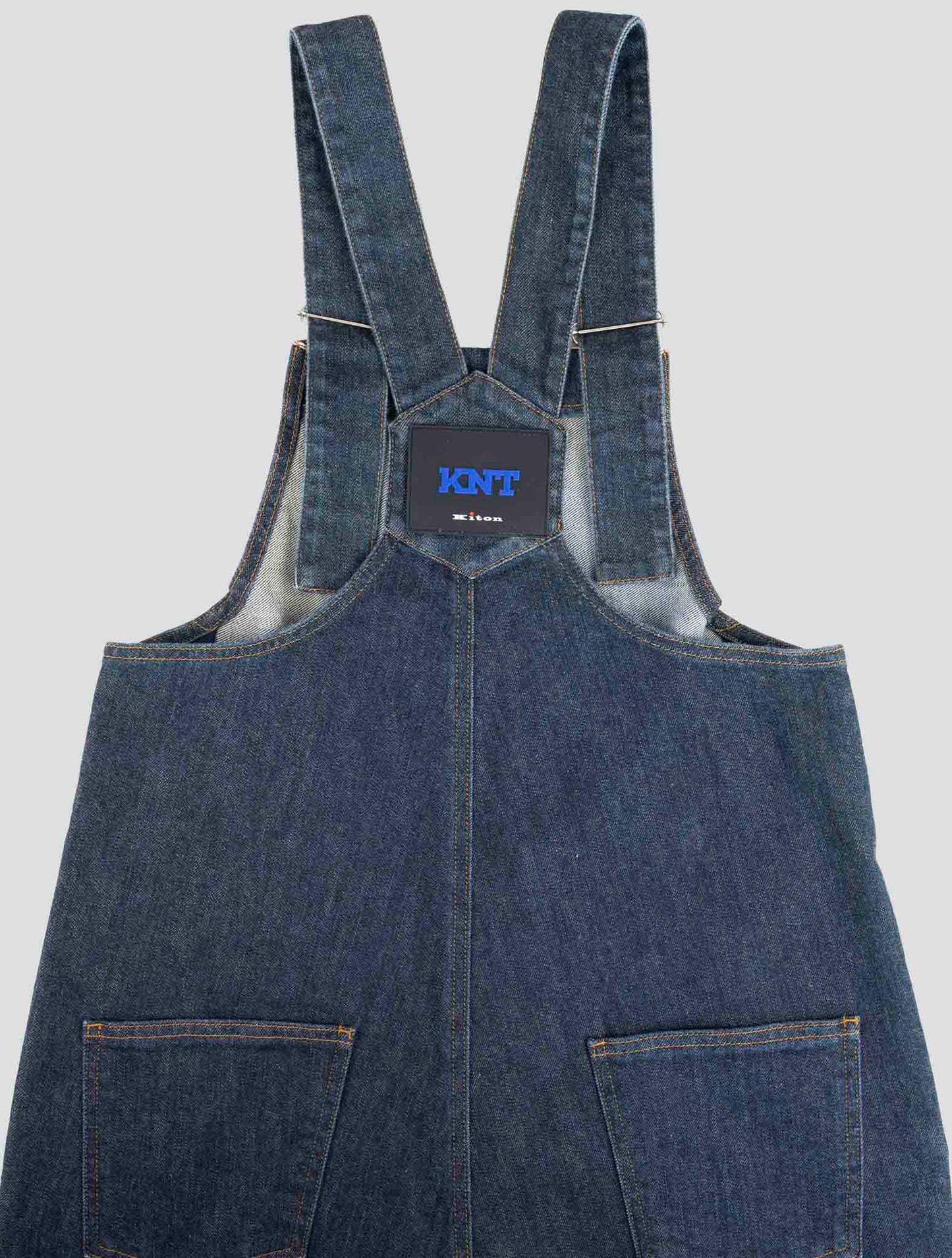 Kiton Knt Denim Cotton Pe Salopette