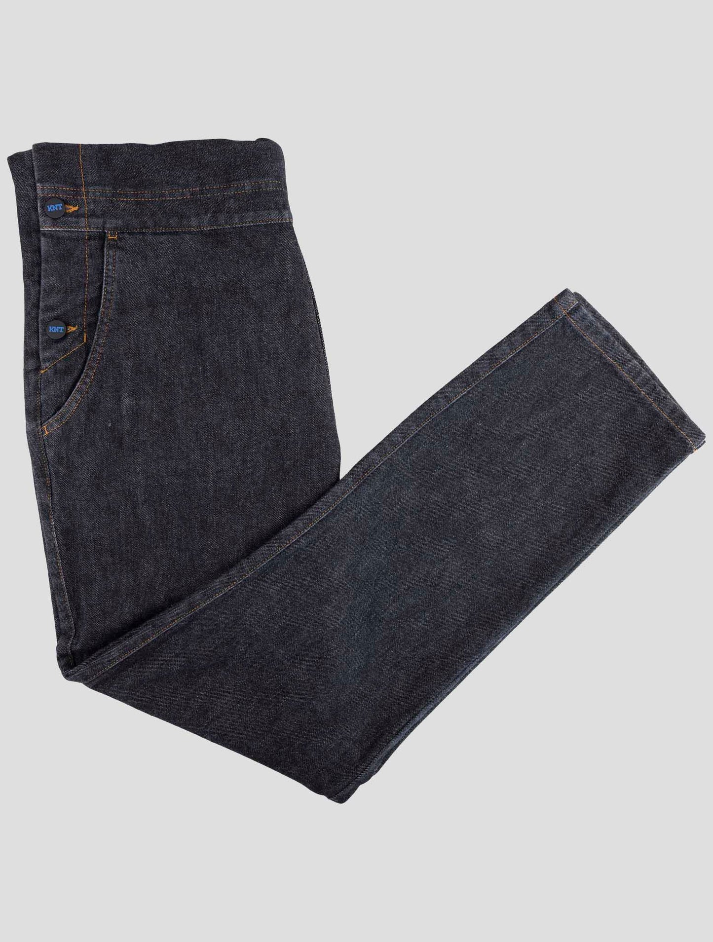 Kiton Knt Gray Cotton Pe Salopette