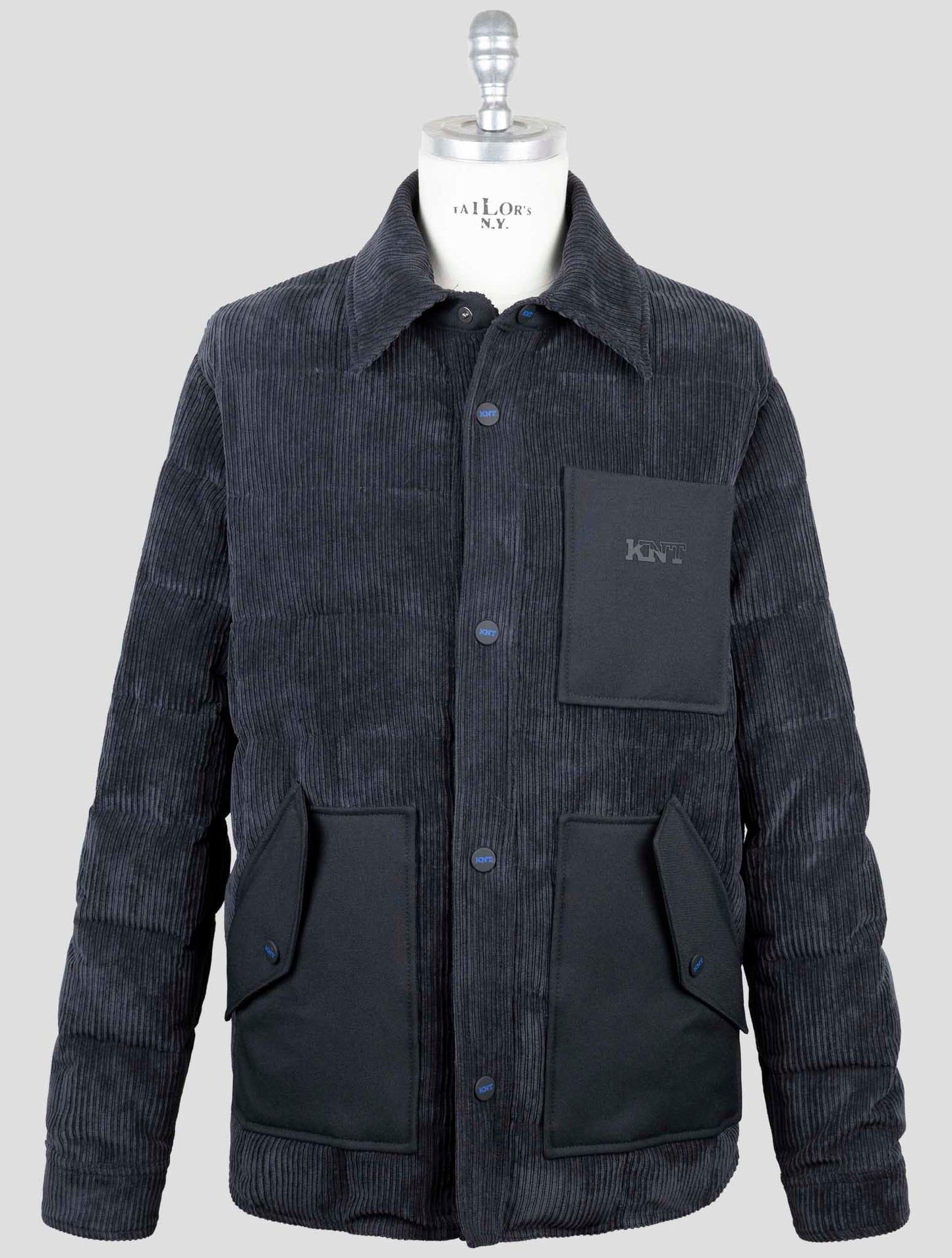 Kiton Knt Black Pl Pa Ea Velvet Coat