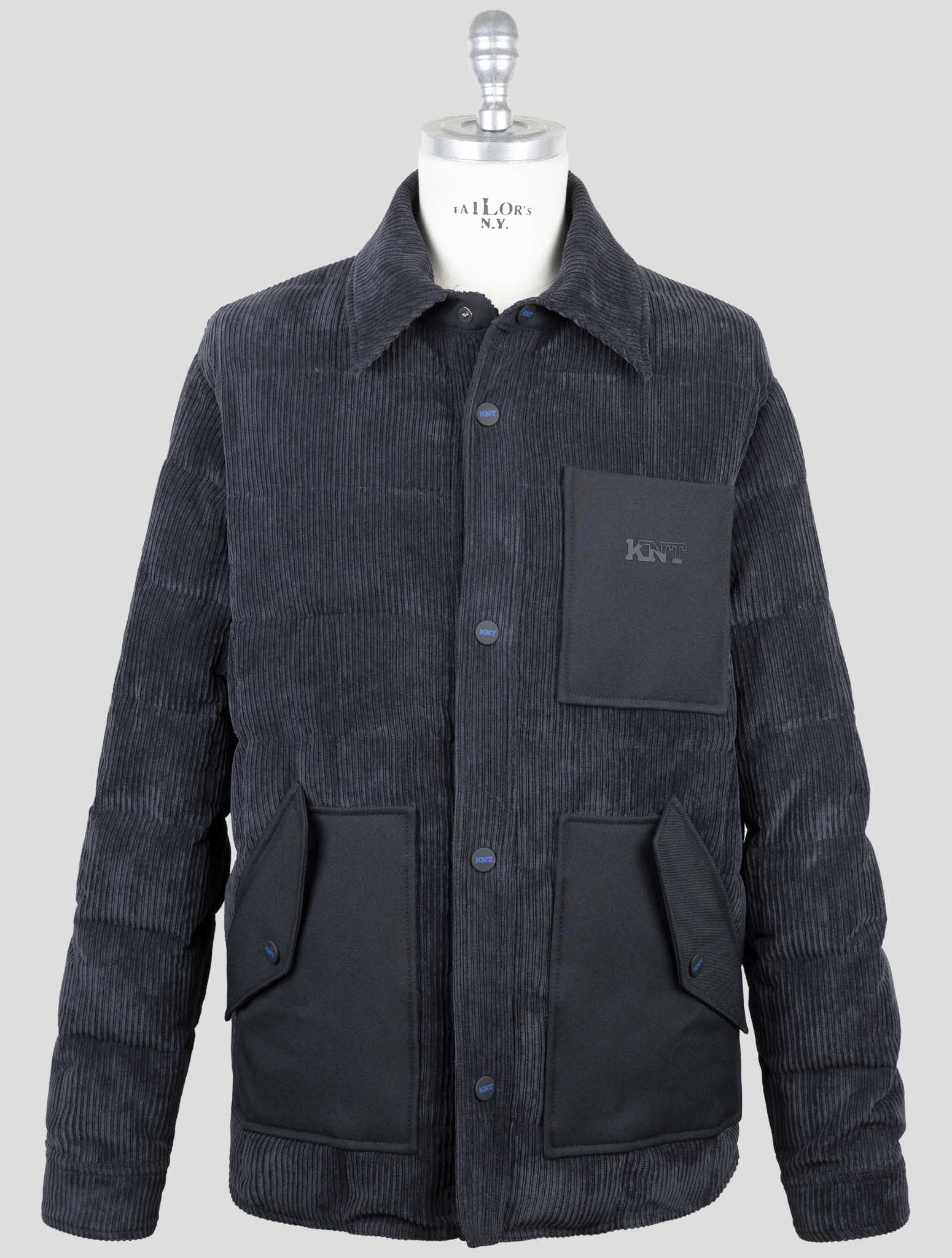 Kiton Knt Black Pl Pa Ea Velvet Coat