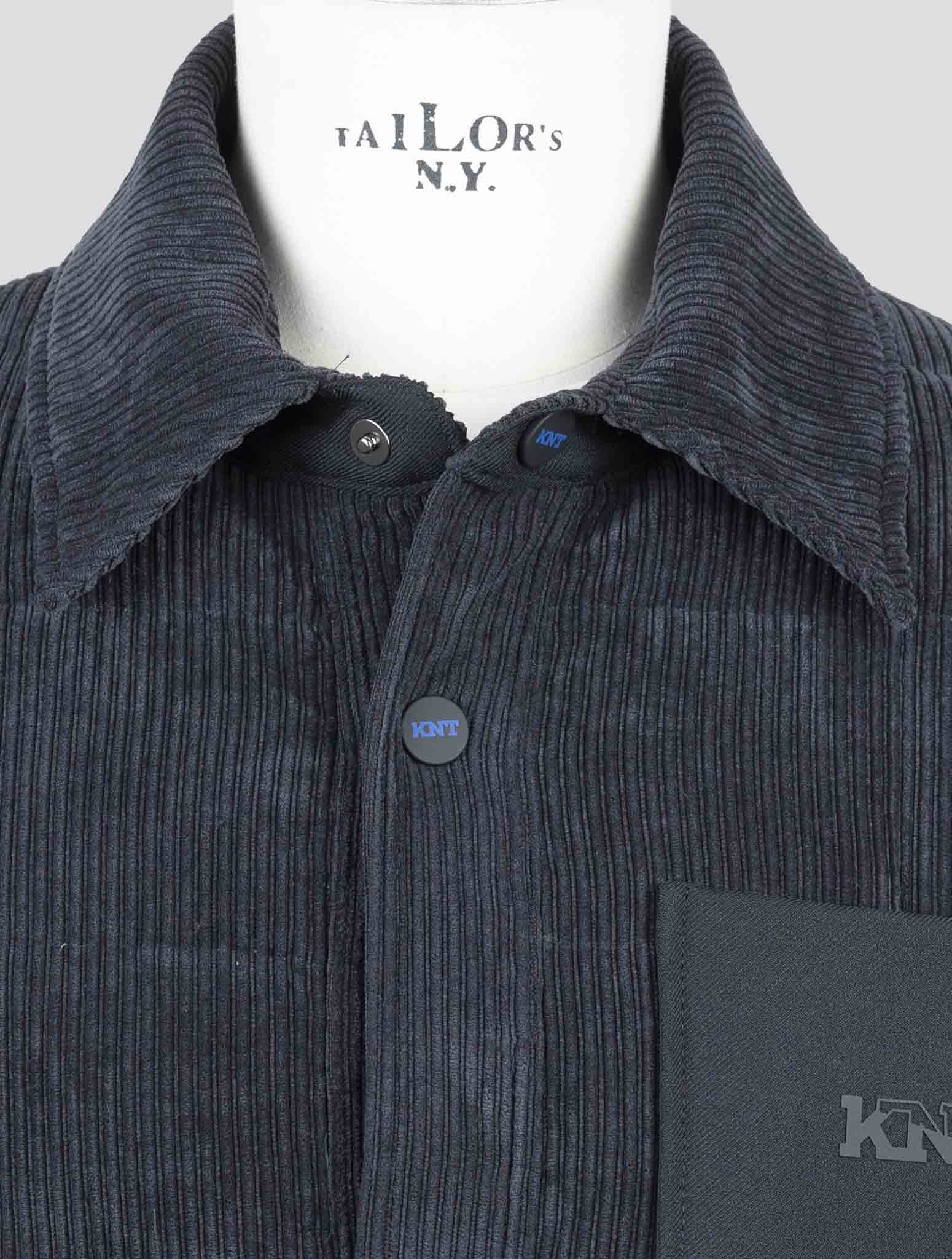 Kiton Knt Black Pl Pa Ea Velvet Coat