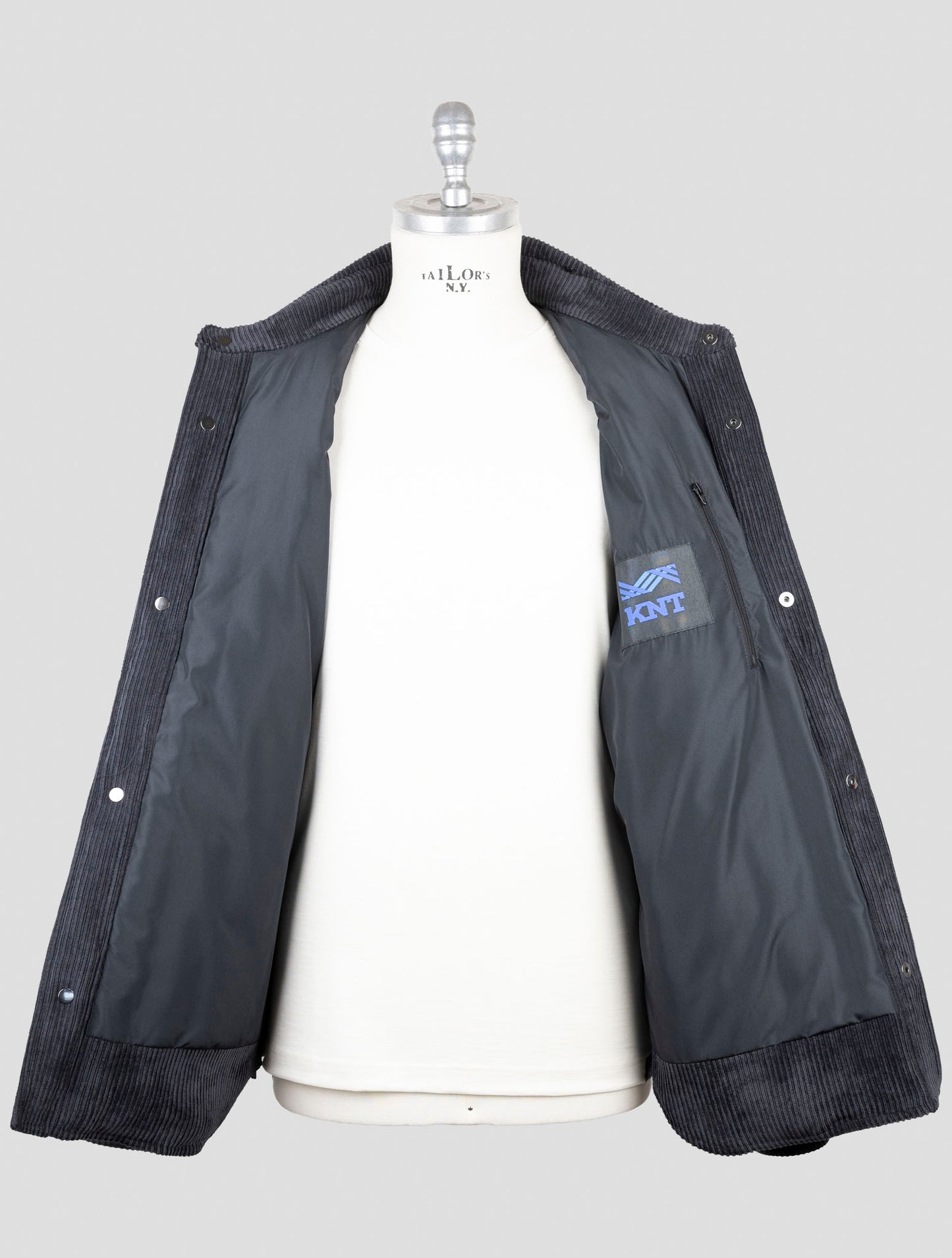 Kiton Knt Black Pl Pa Ea Velvet Coat