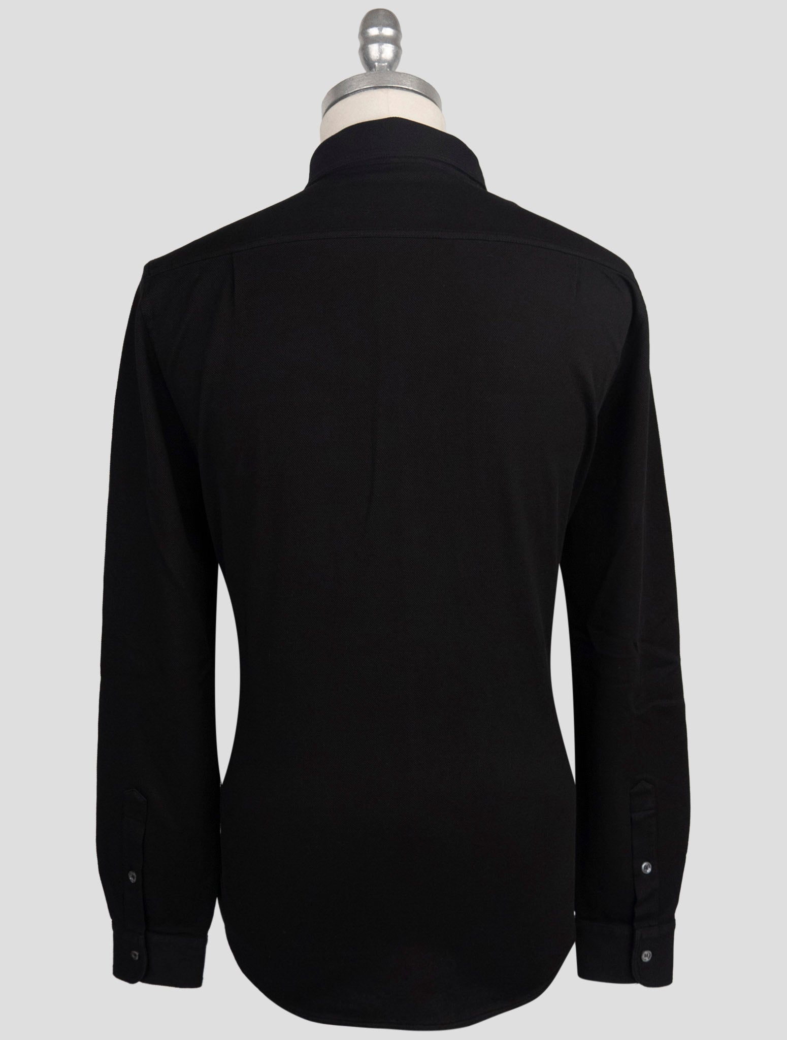 Kiton Black Cotton  Ea Shirt