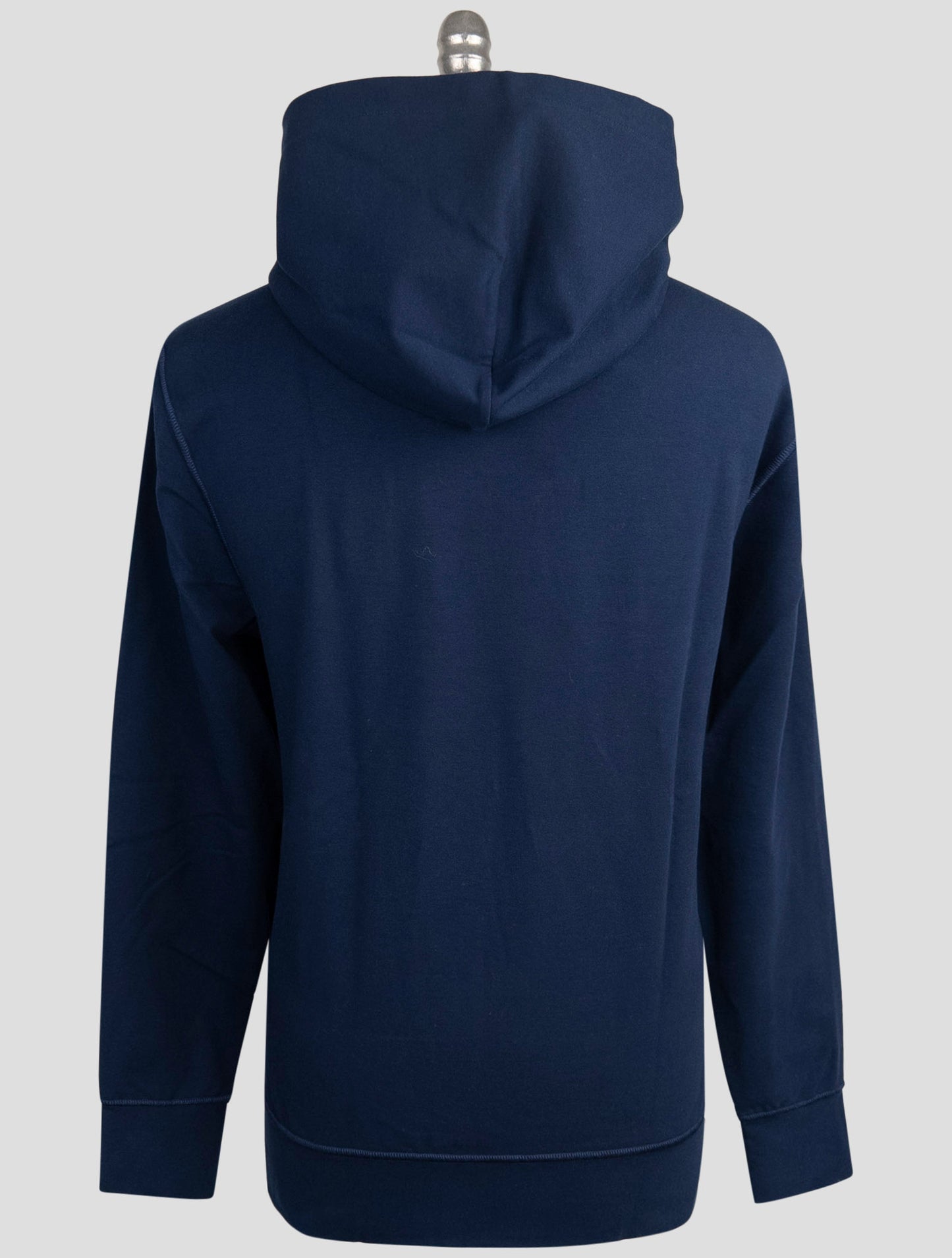 Kiton Blue Cotton Ea Sweater Hoodie