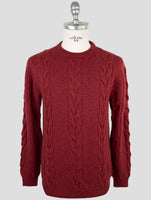 Kiton Burgundy Cashmere Sweater Crewneck