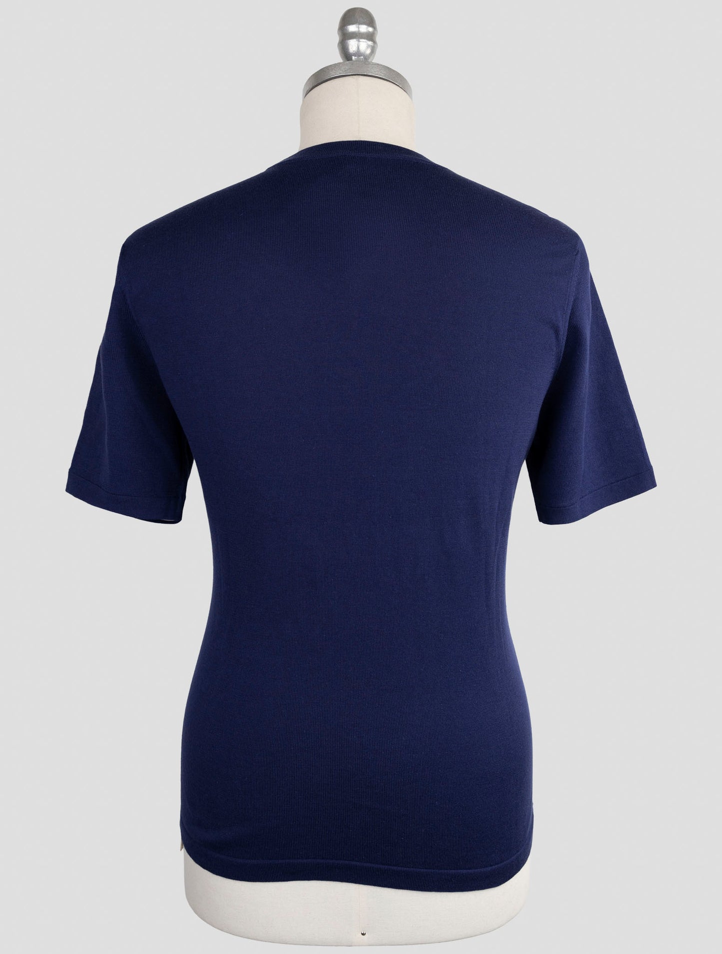 Kiton Blue Cotton T-Shirt