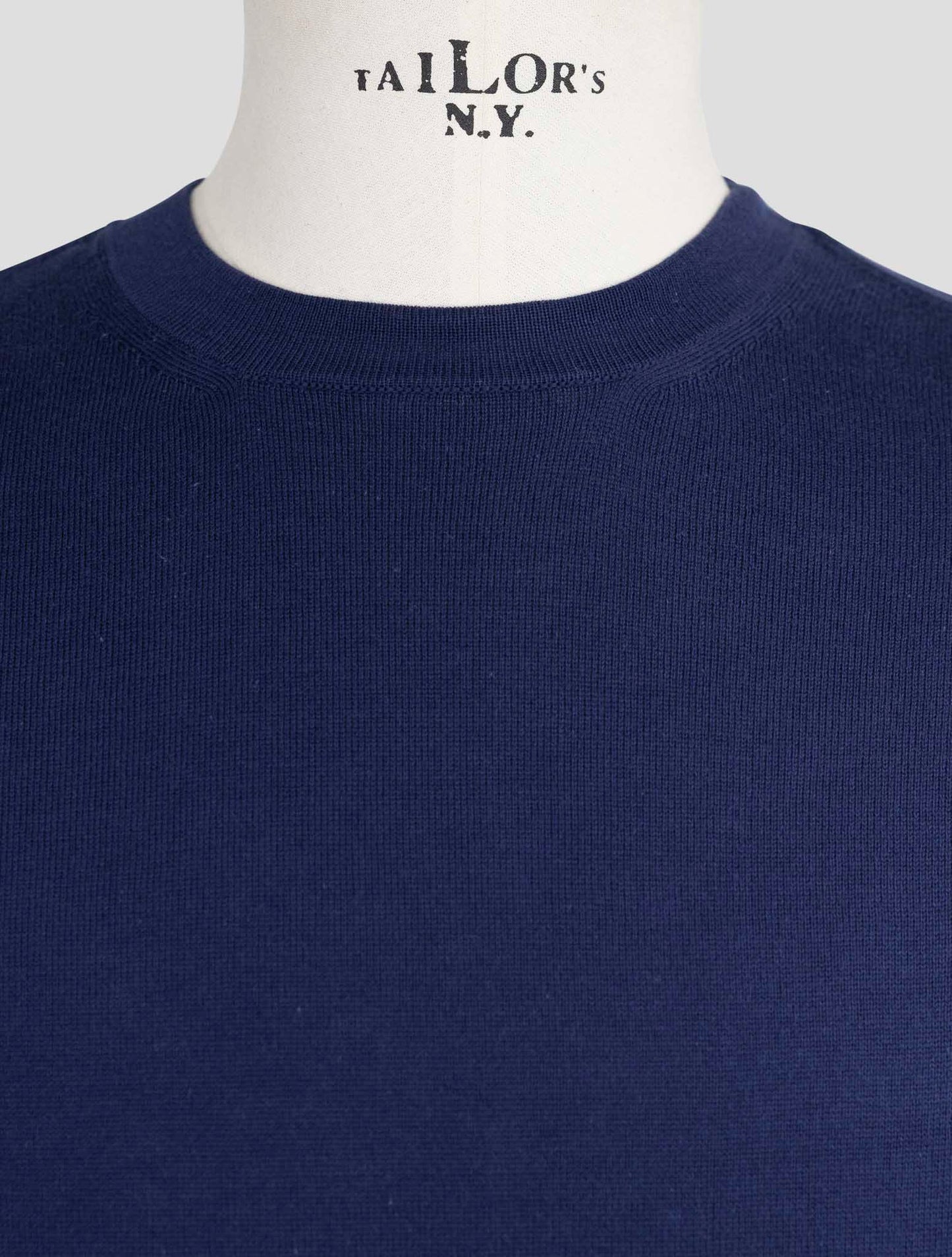 Kiton Blue Cotton T-Shirt