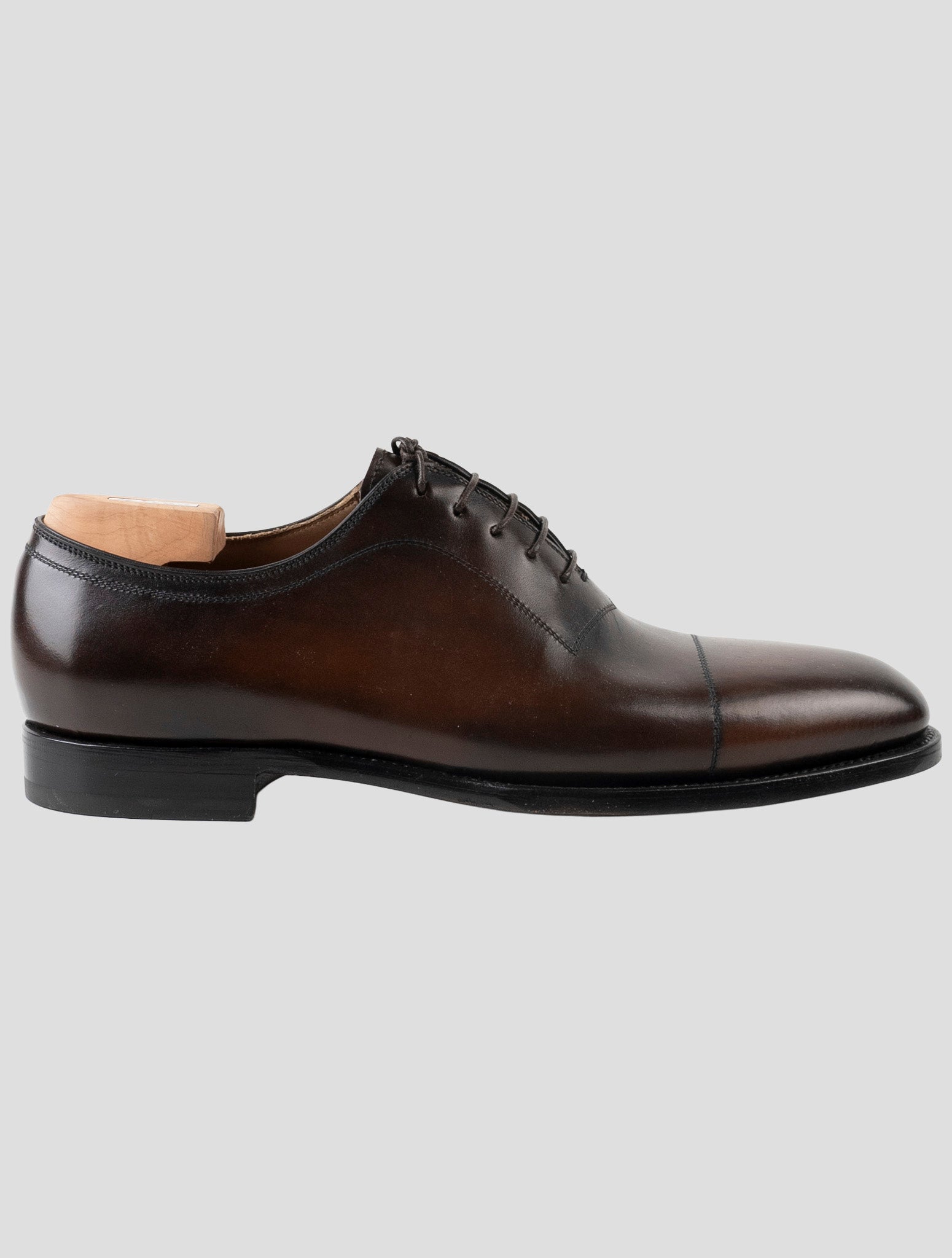 Kiton Brown Leather Dress Shoes