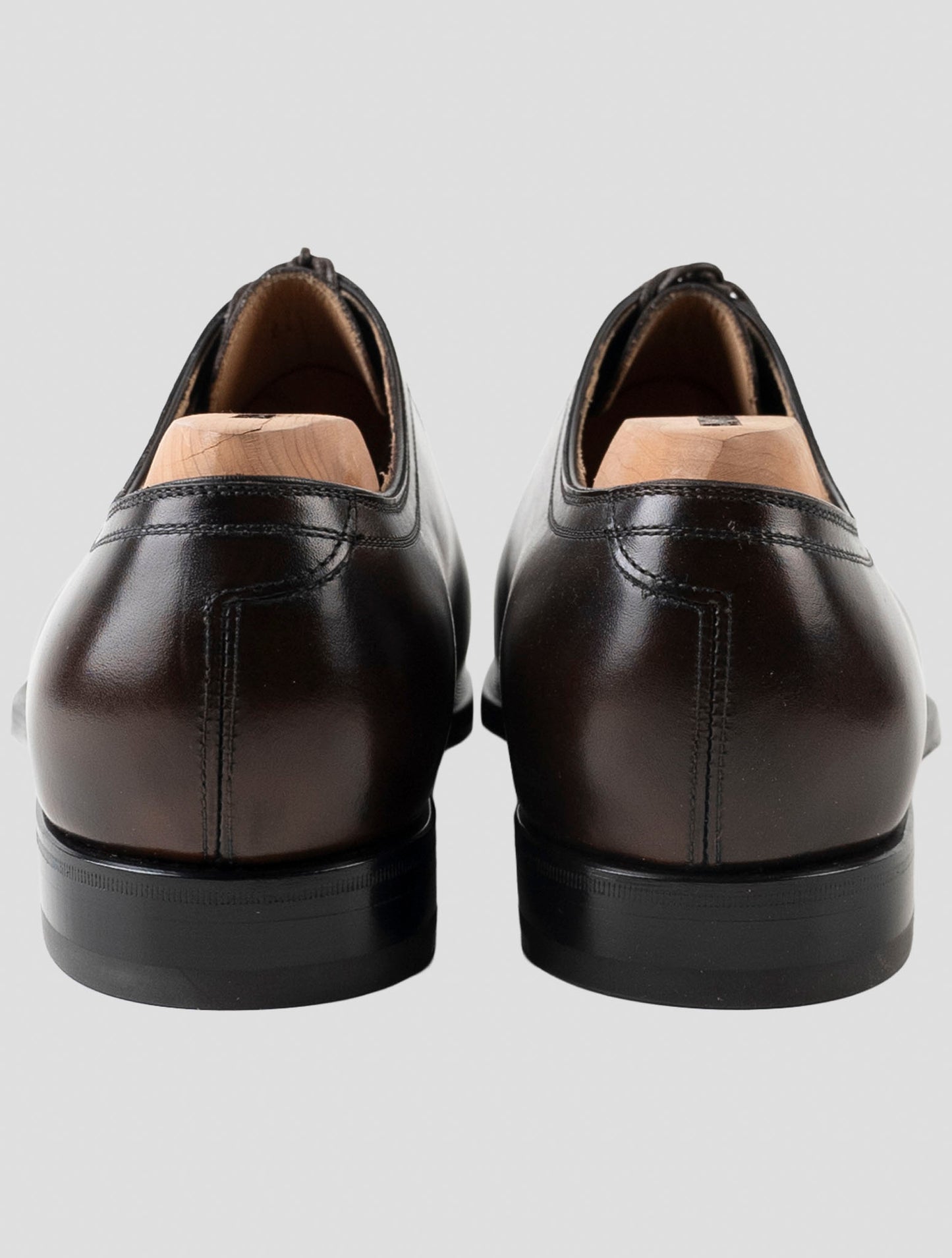 Kiton Brown Leather Dress Shoes