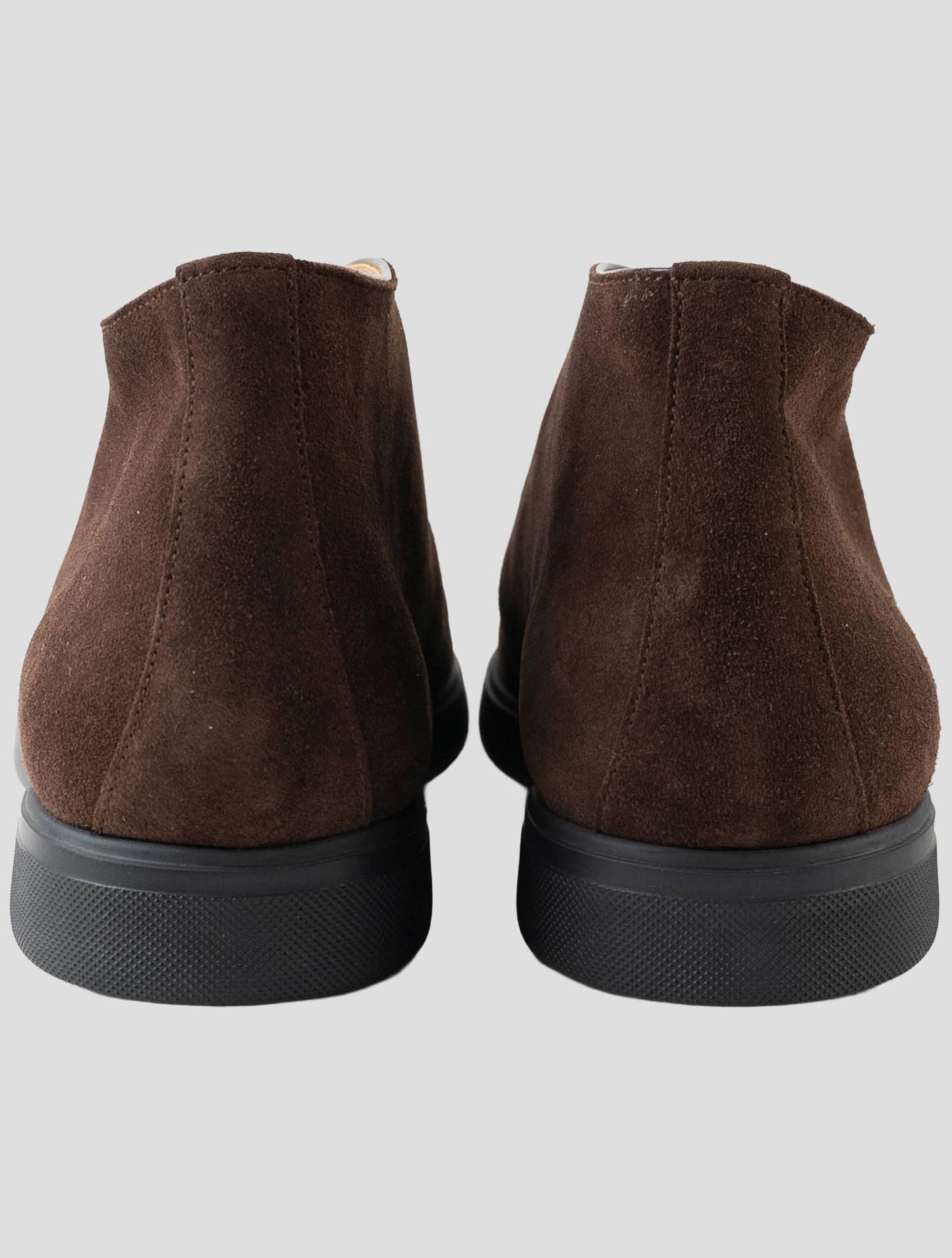 Kiton Brown Leather Suede Dress Shoes