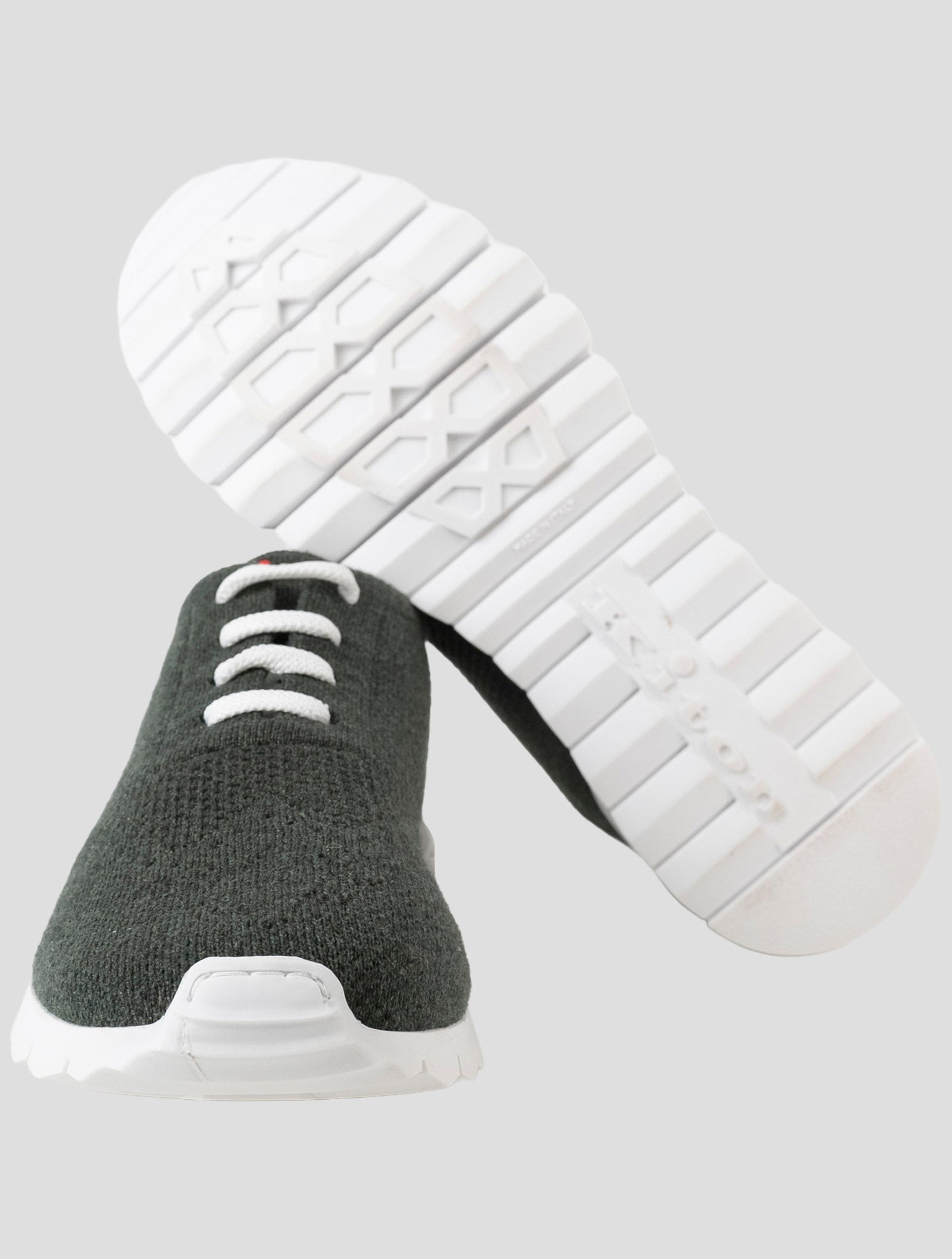 Kiton Green Cashmere Sneakers