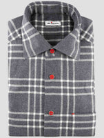 Kiton Gray Cotton Shirt