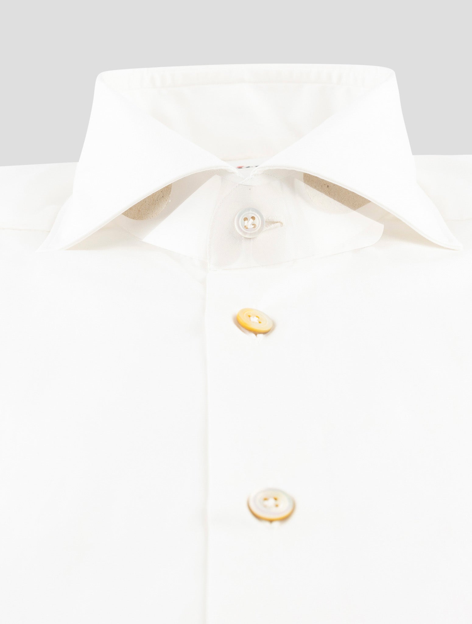 Kiton White Cotton Shirt