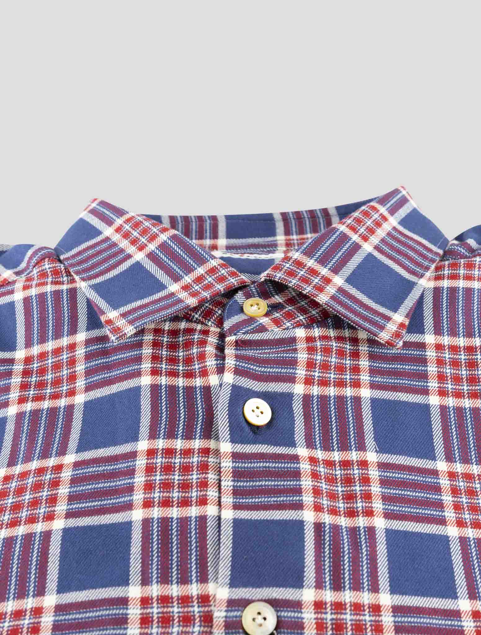Kiton Multicolor Cotton Shirt