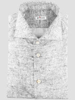 Kiton Green White Cotton Shirt