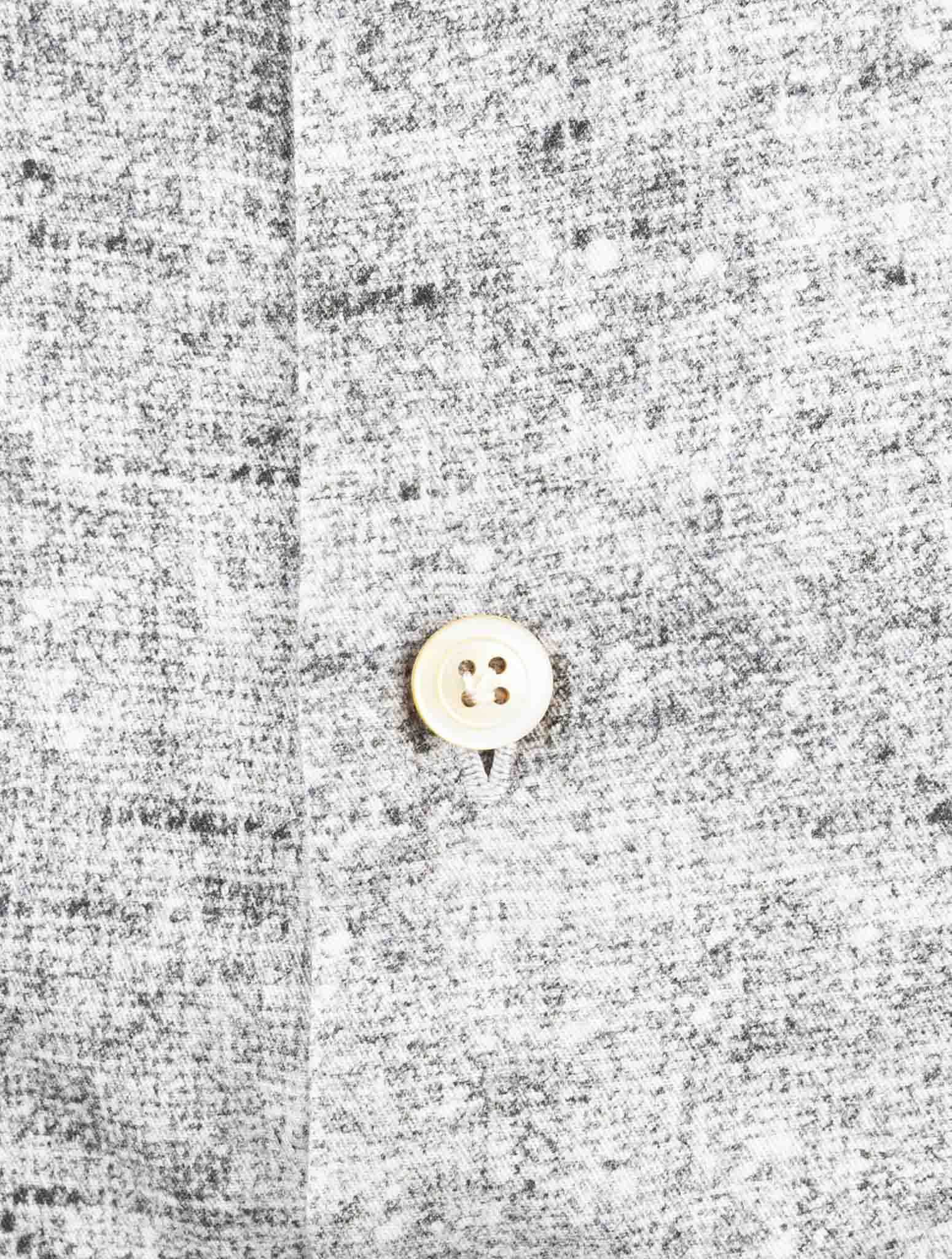 Kiton Green White Cotton Shirt