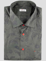 Kiton Green Cotton Shirt