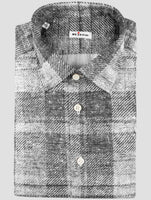 Kiton Gray Cotton Shirt