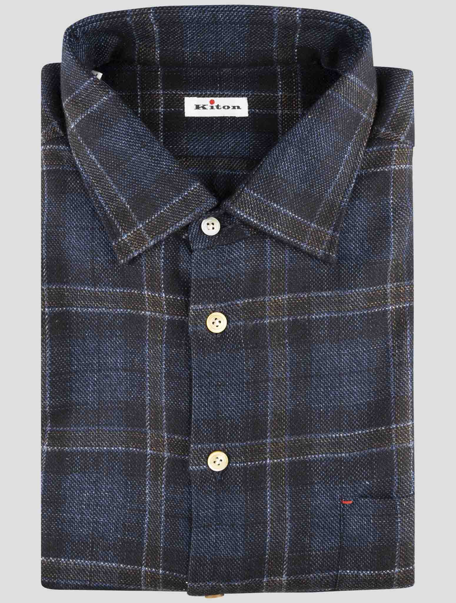 Kiton Green Linen Shirt