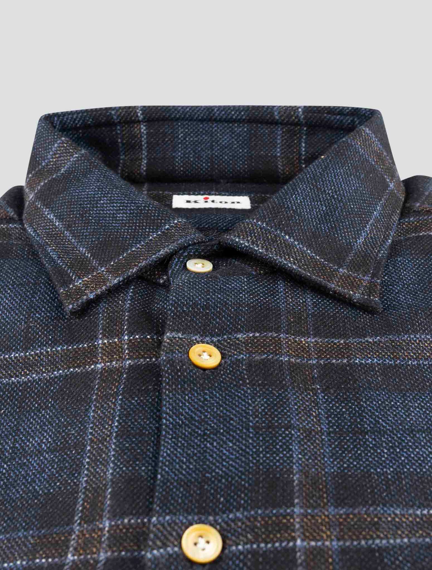 Kiton Green Linen Shirt