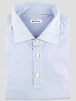 Kiton Light Blue Cotton Sweater Polo