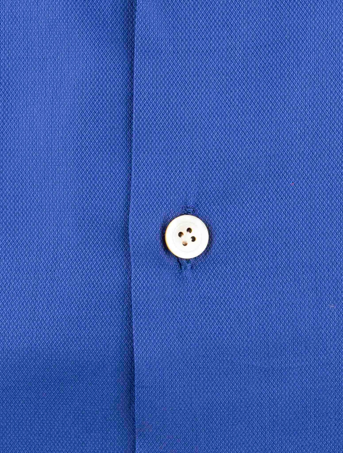 Kiton Blue Cotton Shirt