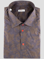 Kiton Blue Green Cotton Sweater Polo