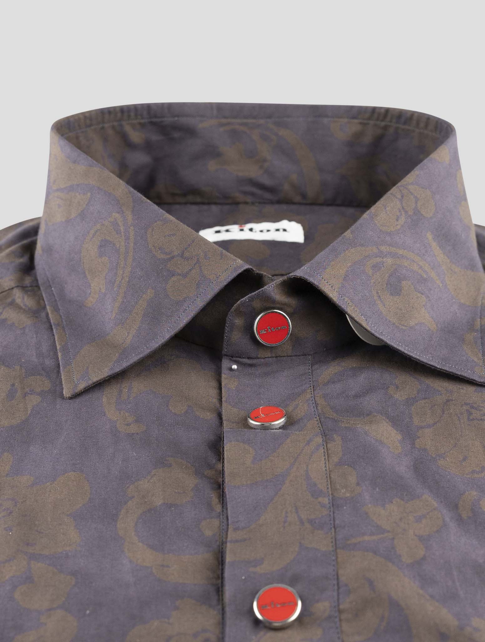 Kiton Blue Green Cotton Sweater Polo