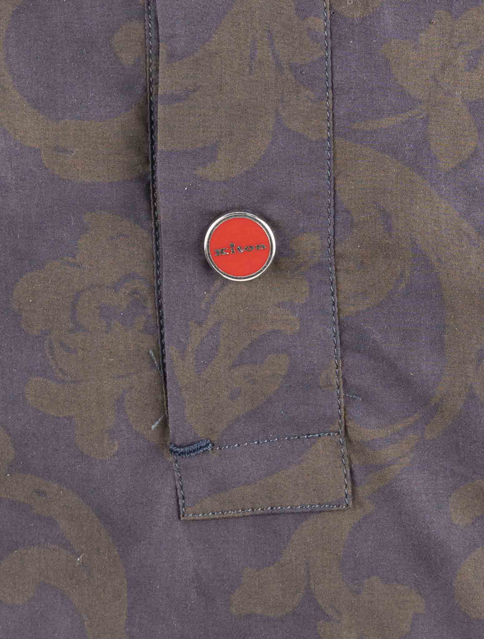 Kiton Blue Green Cotton Sweater Polo