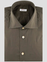 Kiton Dark Gray Cotton Shirt
