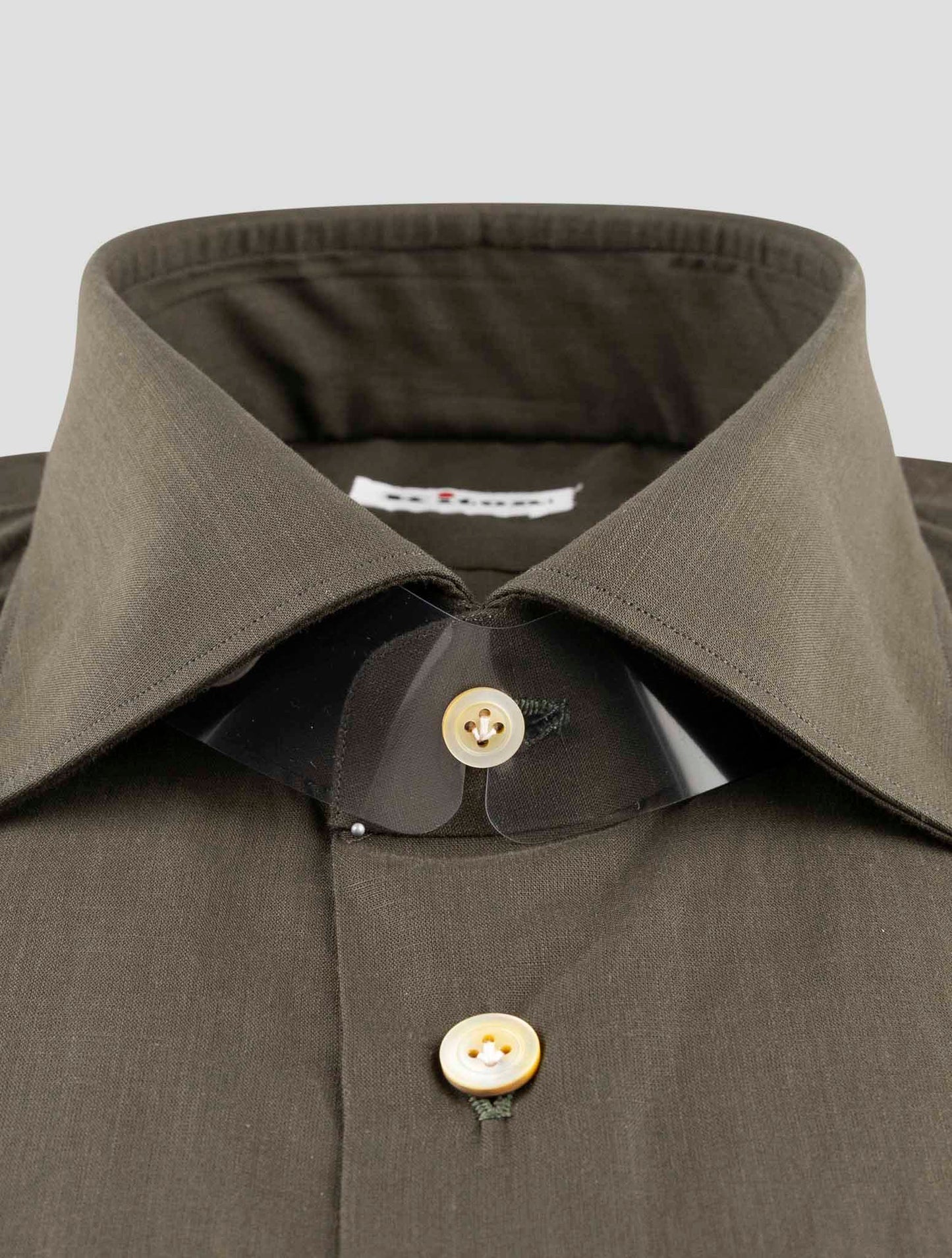 Kiton Dark Gray Cotton Shirt