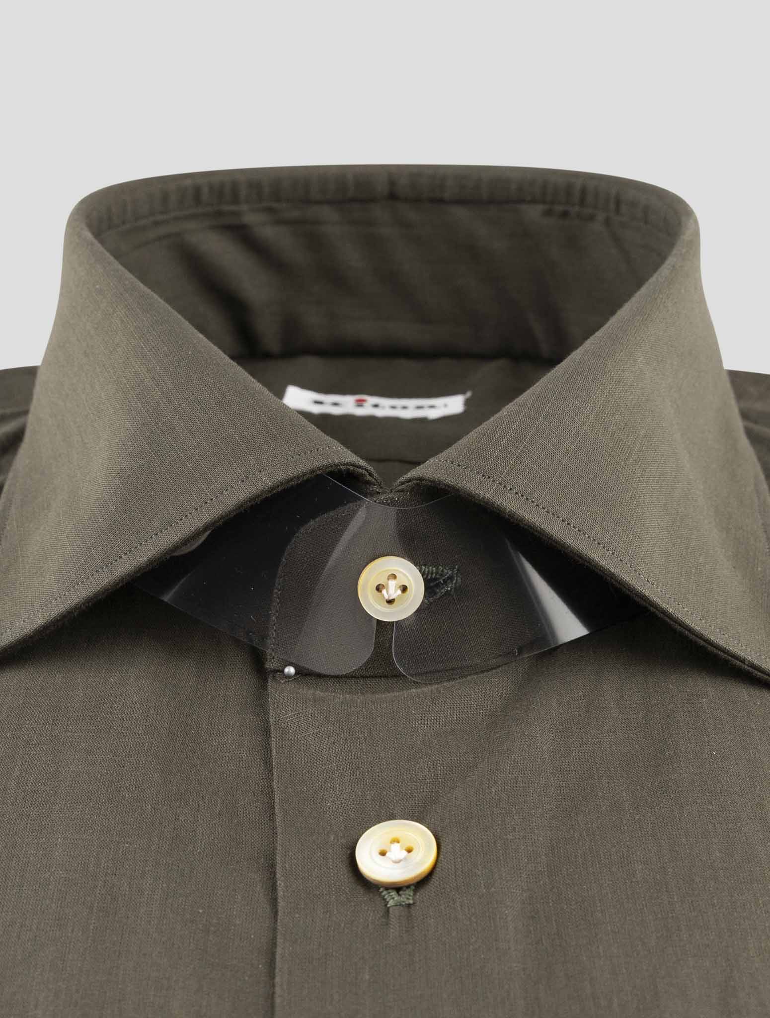 Kiton Dark Gray Cotton Shirt