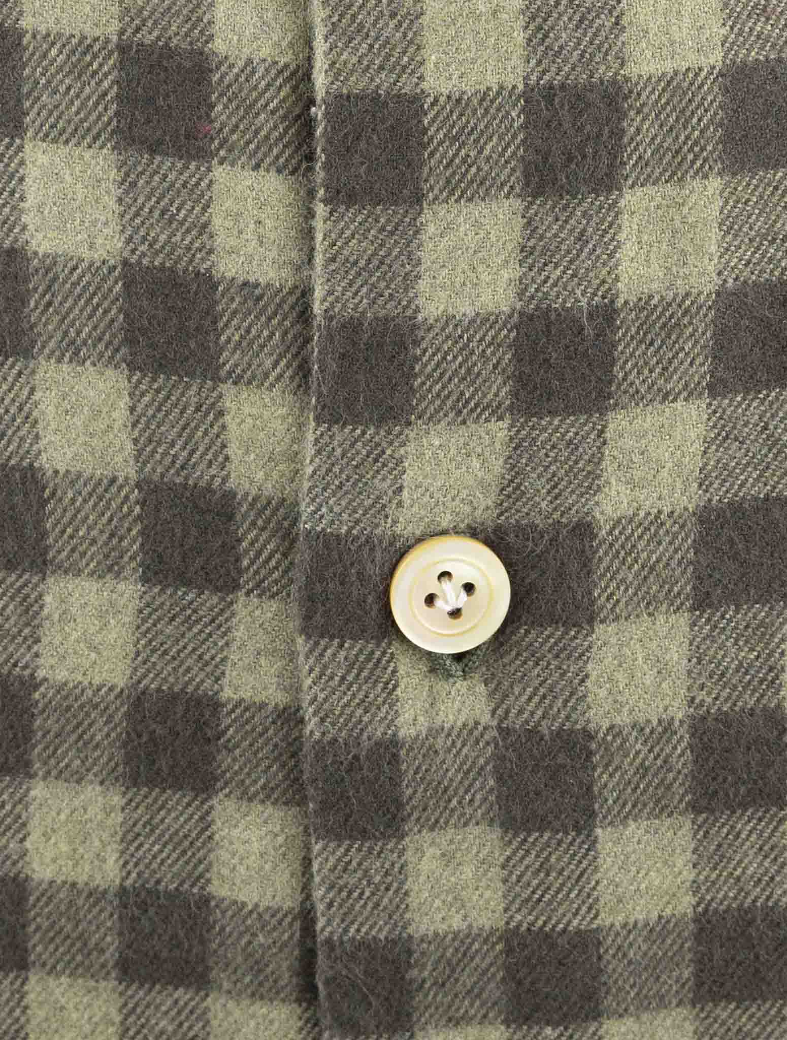 Kiton Brown Cotton Shirt