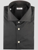 Kiton Black Cotton Pa Ea Shirt