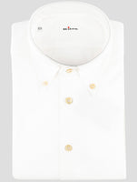 Kiton White Cotton Shirt
