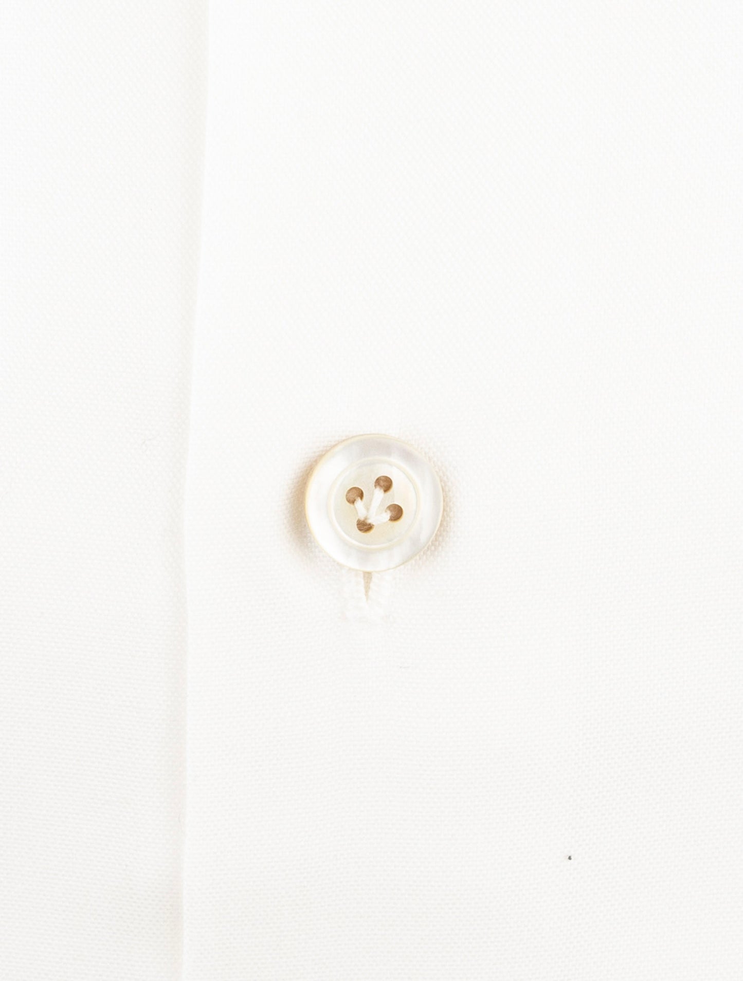 Kiton White Cotton Shirt