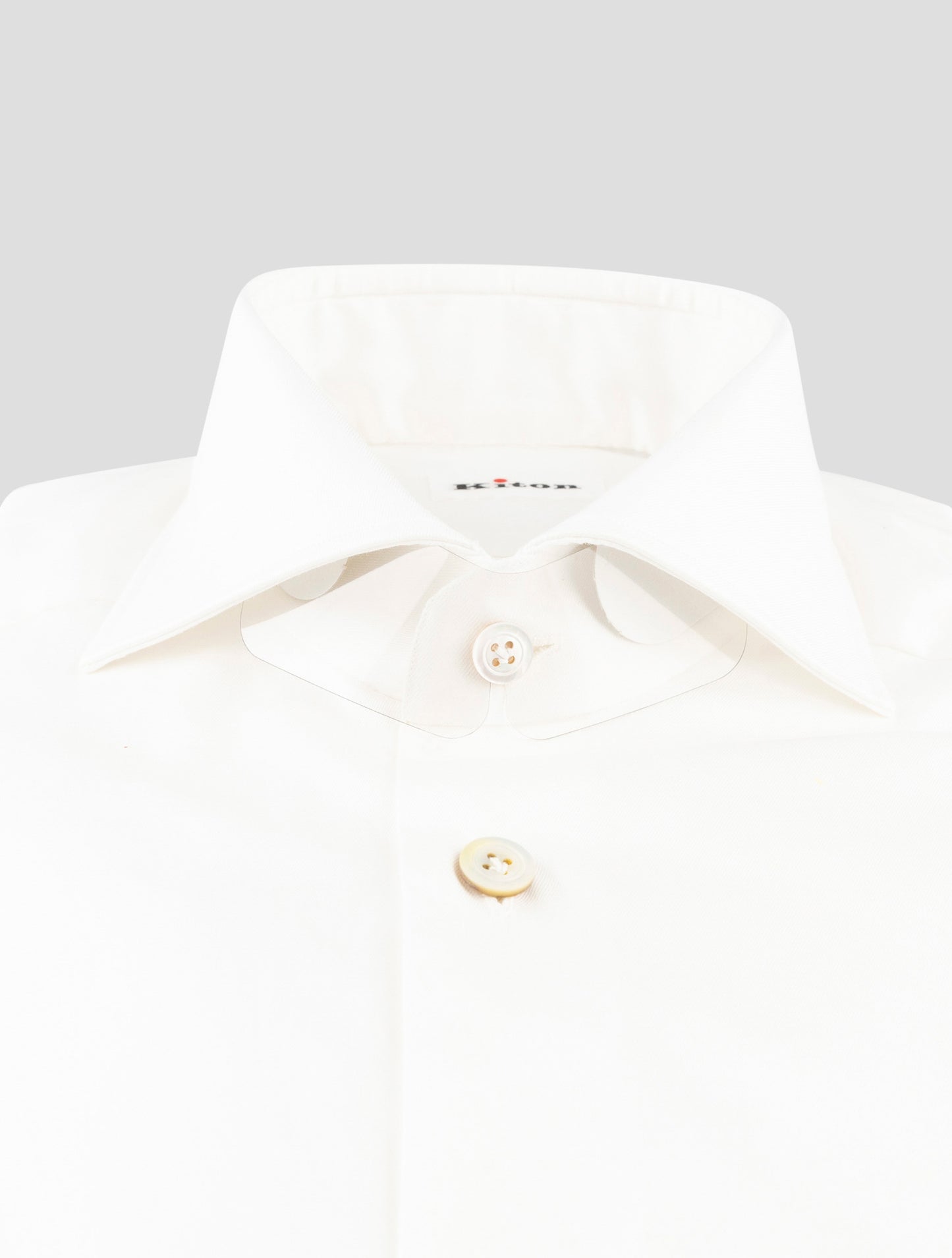 Kiton White Cotton Shirt