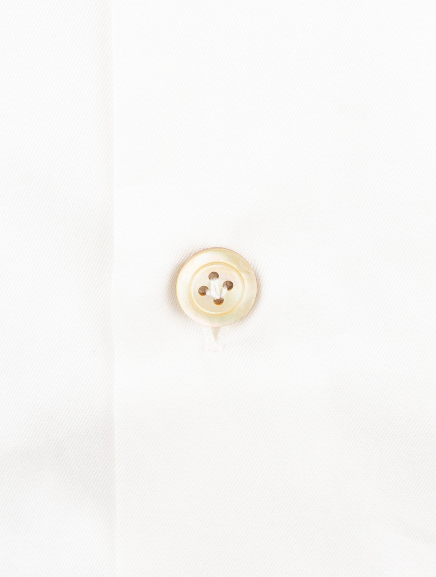 Kiton White Cotton Shirt