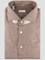 Kiton Brown Cotton Shirt