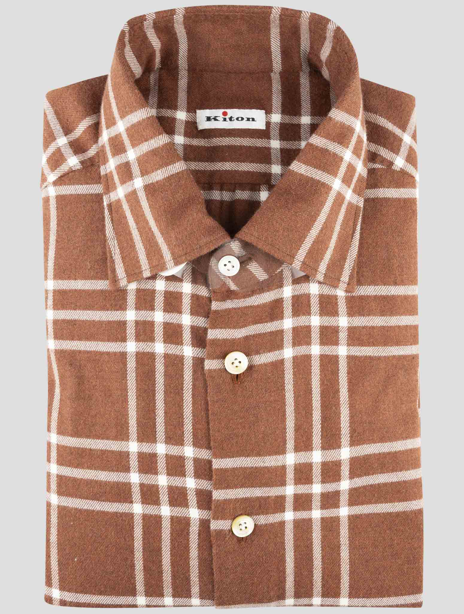 Kiton Multicolor Cotton Shirt