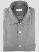 Kiton Gray Cotton Shirt
