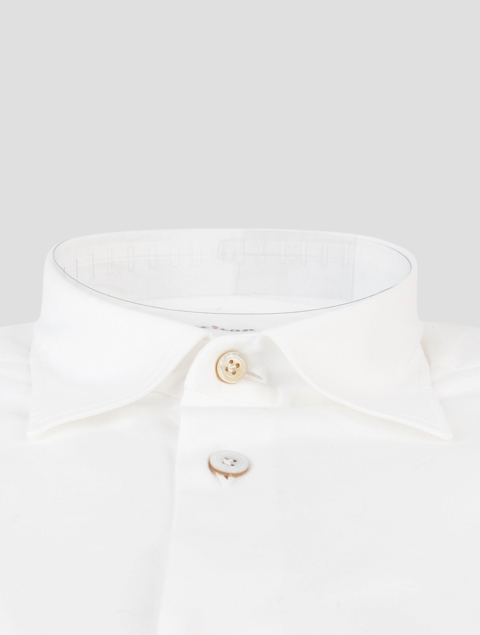 Kiton White Cotton Shirt