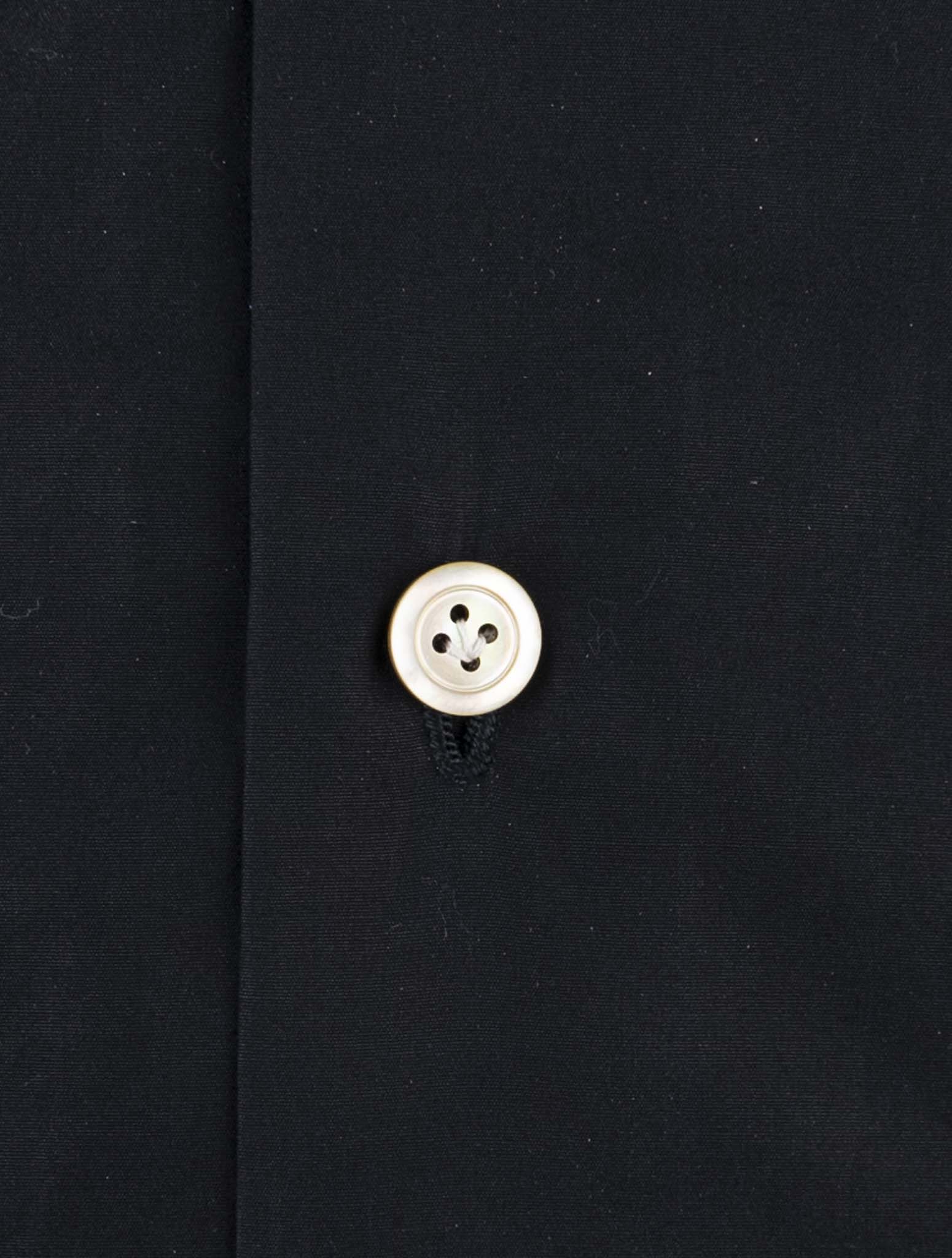 Kiton Black Cotton Shirt