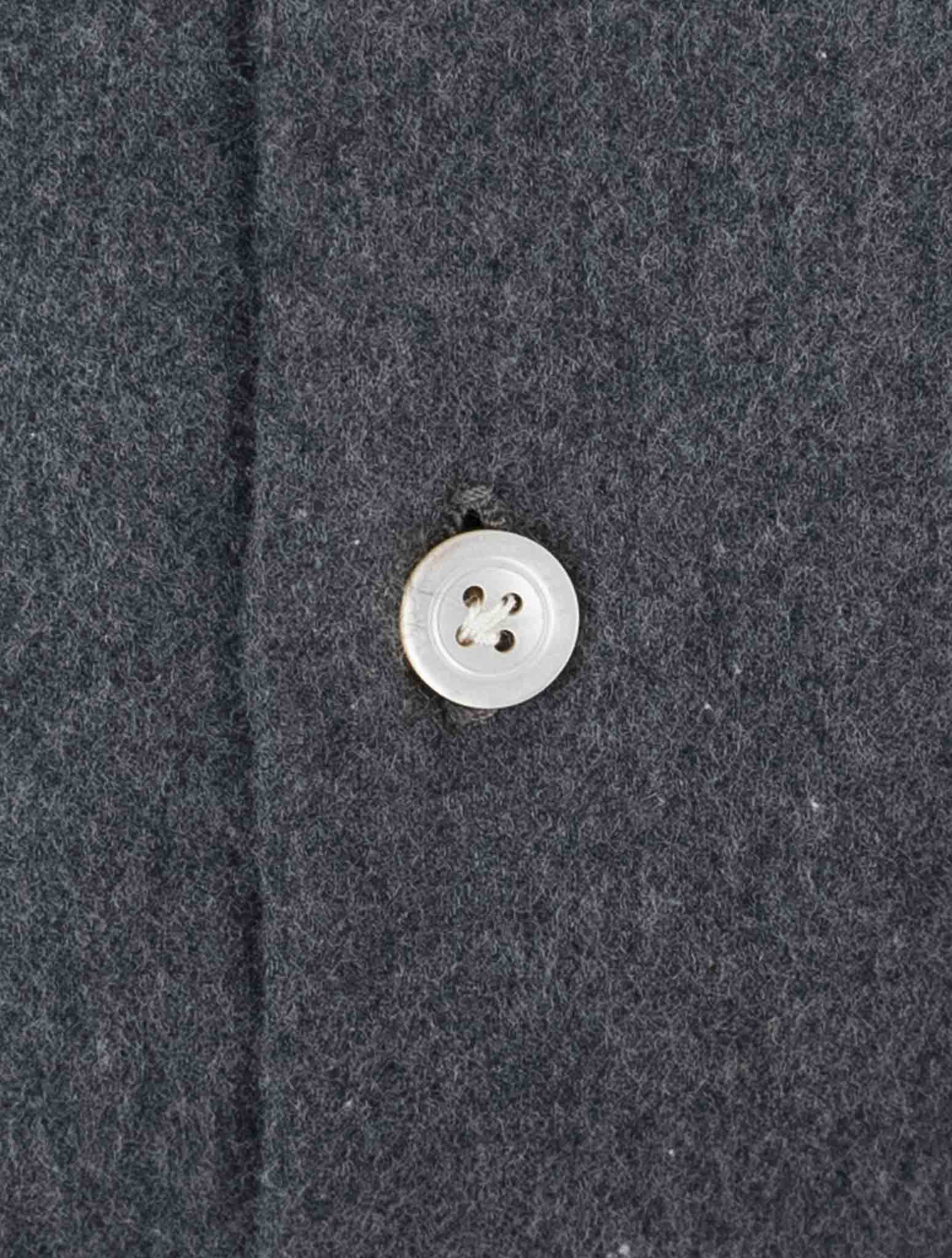 Kiton Dark Gray Cotton Shirt