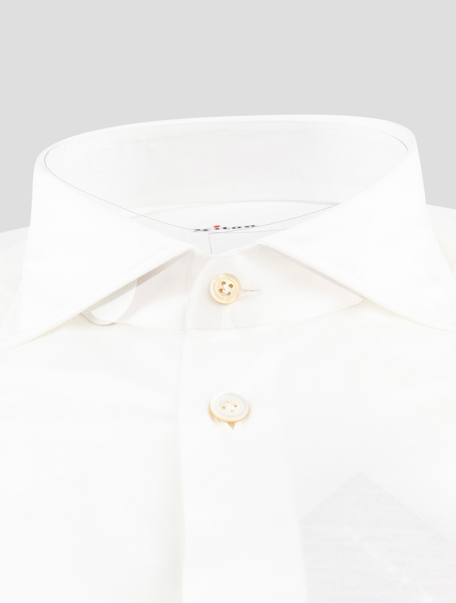 Kiton White Cotton Shirt