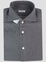 Kiton Taupe Cotton Shirt